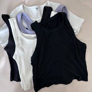 Uniqlo Women’s Tank Top & Tee Bundle 5 Pieces